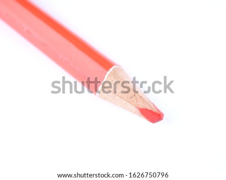 pencil on a white background