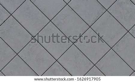 Rectangular shaped gray tiles as background texture surface.