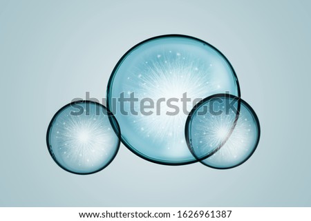 Hyaluronic acid molecules for skin hydration and anti wrinkle effects Royalty-Free Stock Photo #1626961387
