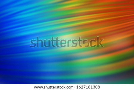 Dark Multicolor vector background with stright stripes. Lines on blurred abstract background with gradient. Pattern for your busines websites.