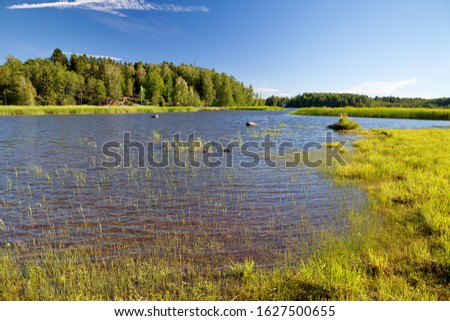 Hamina, Finland - typical local landscape, summer Royalty-Free Stock Photo #1627500655