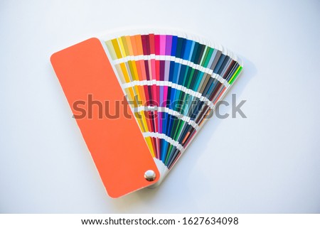 fan color palette design pantone