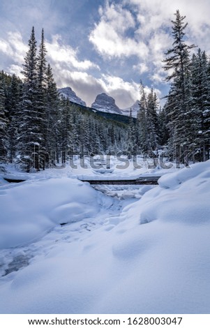 Winter Wonderland at Three Sisters in Canmore, Alberta