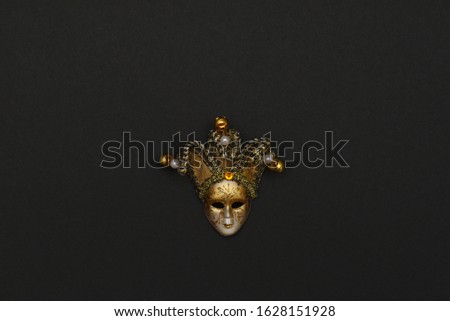 doll sized decorative jester mask