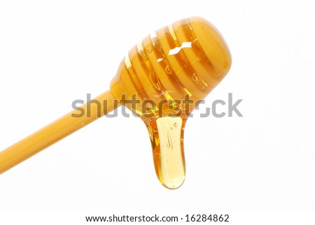 isolation of honey dripper Royalty-Free Stock Photo #16284862