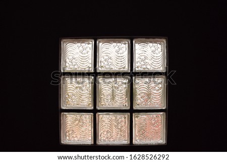 background texture of glass block 
