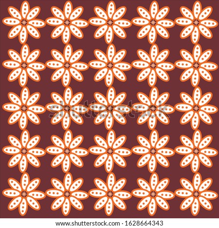 Modern and beautiful Batik Pattern Decorative Background with elegant color