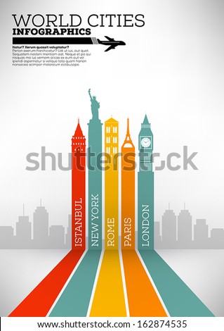 World Cities Infographic Design