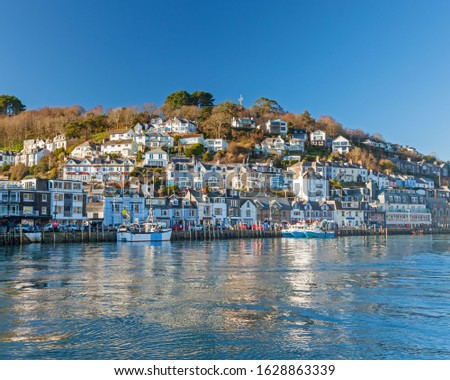 The  picturesque coastal town of Looe Cornwall England UK Europe Royalty-Free Stock Photo #1628863339