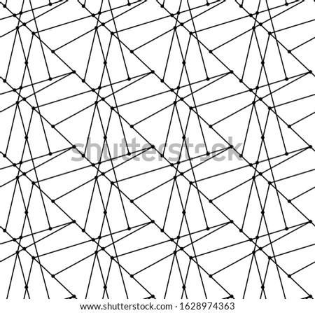 geometric black and white pattern on black and white background