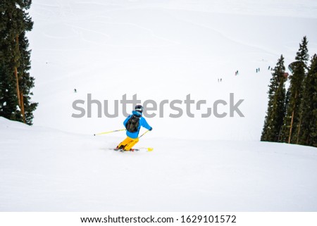 Ski day in Durango, Colorado