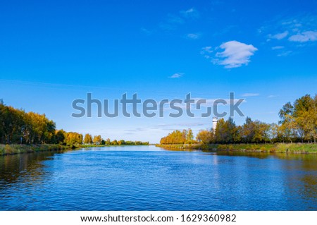 beautiful landscape river background wallpaper