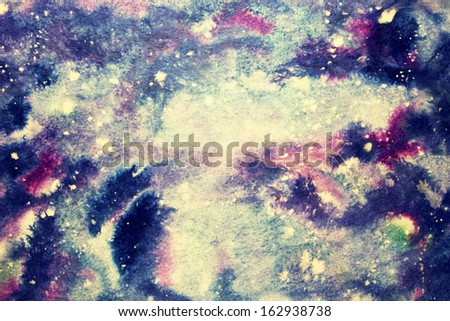 abstract blue watercolor pattern