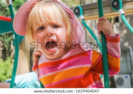 Child carries it´s point of view Royalty-Free Stock Photo #1629404047