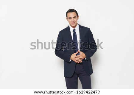 business man in suit self confidence official professional entrepreneur