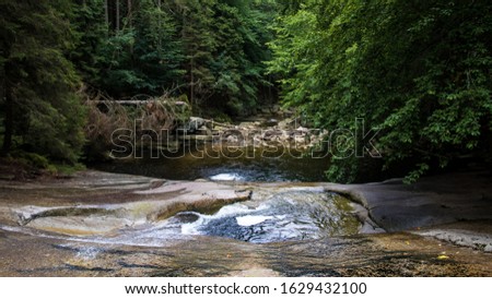 Waterstream of the "Mumlava" river in the Krkonose/Giant Mountains, Czech republic