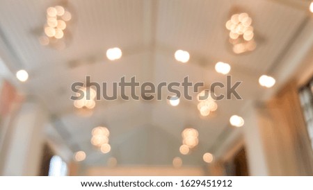 Abstract background blurred in meeting room in the hotel hall