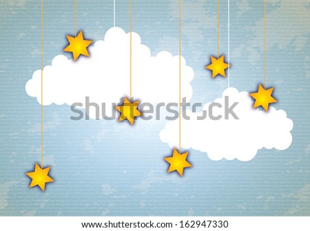 cloud icon over lineal background vector illustration 