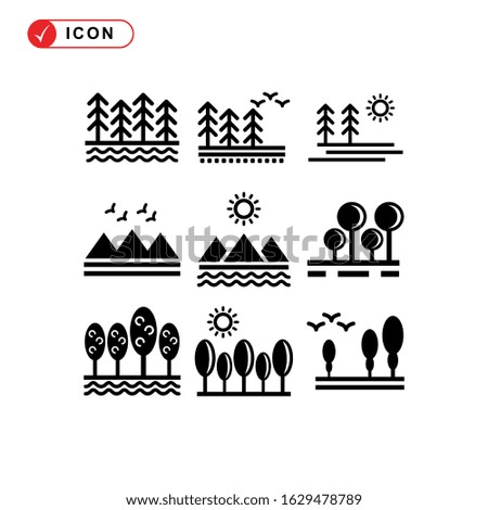 nature icon or logo isolated sign symbol vector illustration - Collection of high quality black style vector icons

