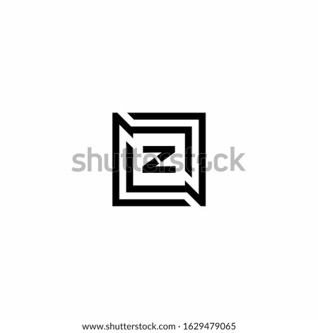 Z initial based letter icon logo