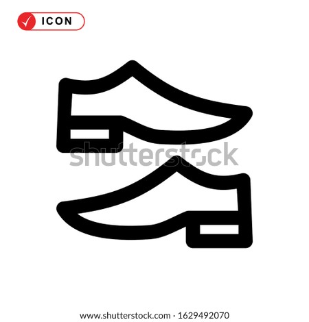 shoes icon or logo isolated sign symbol vector illustration - high quality black style vector icons
