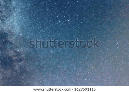 Night sky with shiny stars, Milky Way galaxy