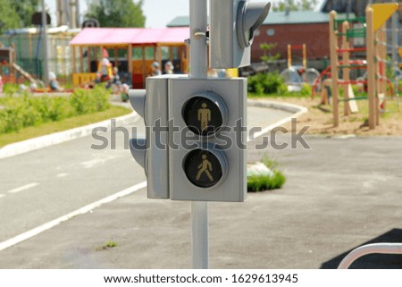 street traffic light for pedestrians