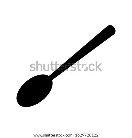 Spoon Icon. Restaurant. Vector illustrations. editable icon simple