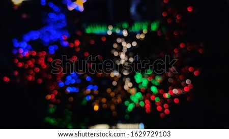 Light LED Bokeh Backgrounds. With copy space.