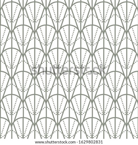 20s art deco vintage geometric seamless vector pattern.
