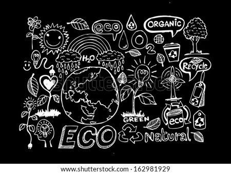 Eco Idea Sketch Doodle