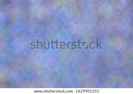 Picture of coloured blur spot bokeh, Out of focus photo of light leaks, Abstract background.