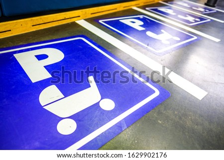 stroller parking signs - photo
