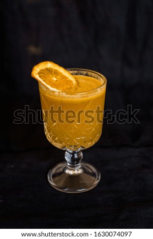 Photo of cocktail for the menu, alcoholic drink