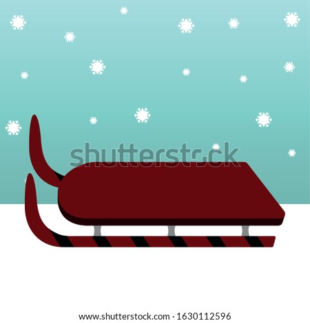 Winter sports image. Winter season - Vector illustration