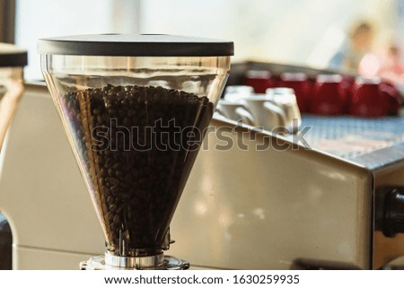 Coffee pot, coffee grinder, coffee shop