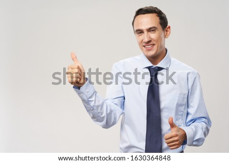 guy handsome happy attractive background business businessman confident corporate executive face fashion 