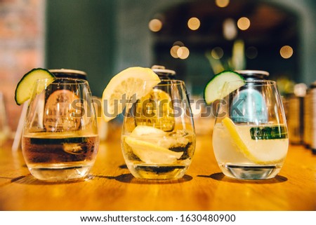 GIN tasting product and editorial photography
