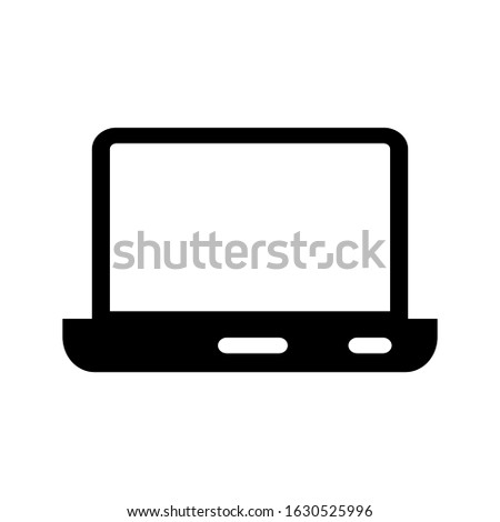 laptop icon on a white background