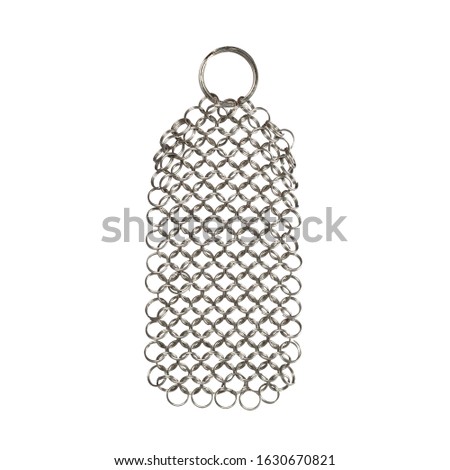 chain mail isolated on white  Royalty-Free Stock Photo #1630670821