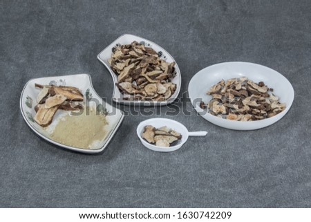 Compositae angiosperm phylum atractylodes Chinese herbal medicine ingredients tableware static articles
