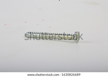 Screw and nut bolt, industrial factory product