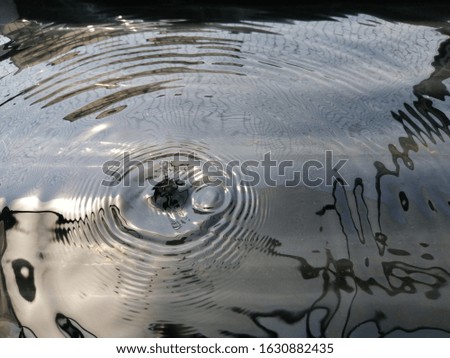 Water drop​ for​ background. The pattern​ of​ surface​ fresh​ water​ for​ background​
