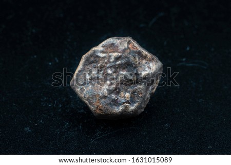 Chondrite Meteorite L Type isolated, piece of rock formed in outer space in the early stages of Solar System as asteroids. This meteorite comes from an asteroid fall impacting Earth at Atacama Desert
