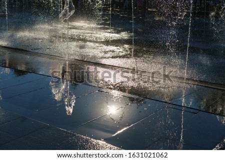 Photography of fountain in the city.  