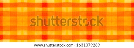Red Tartan Background. Watercolor Picnic Textile. Wool Traditional Stripes for Fabric Design. Seamless Autumn Tartan Background. English Gingham Ornament. Summer Simple Tartan Background.