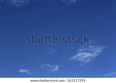 blue sky with clouds in thailand