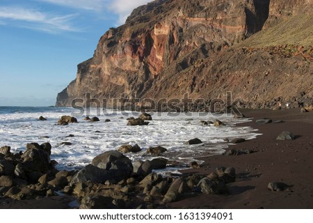 Playa del Ingles - Valle Gran Rey - La Gomera Royalty-Free Stock Photo #1631394091