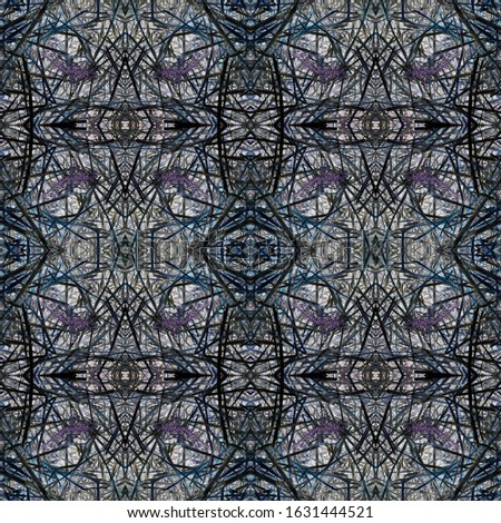 Black Vintage Seamless Pattern Tile. Ornate Tile Background Ornate Tile Background Black Tile Embroidery print Antique Element Glamure Kaleidoscope Effect. Floral Elements Floral Pattern.