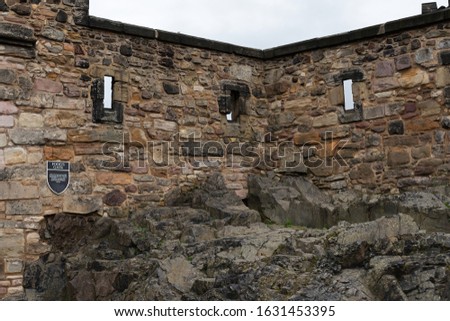 Picture of Edinburgh Castle in Scotland, Great Britain, United Kingdom